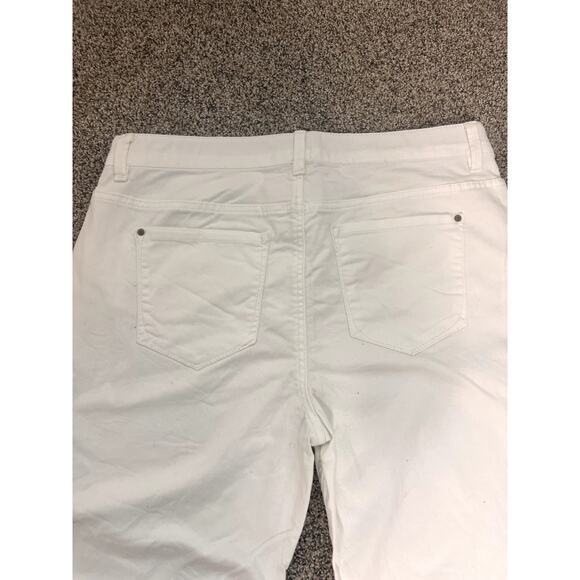 Curve Appeal-Gigi high rise white denim flare Female Size 32 - Picture 3 of 6